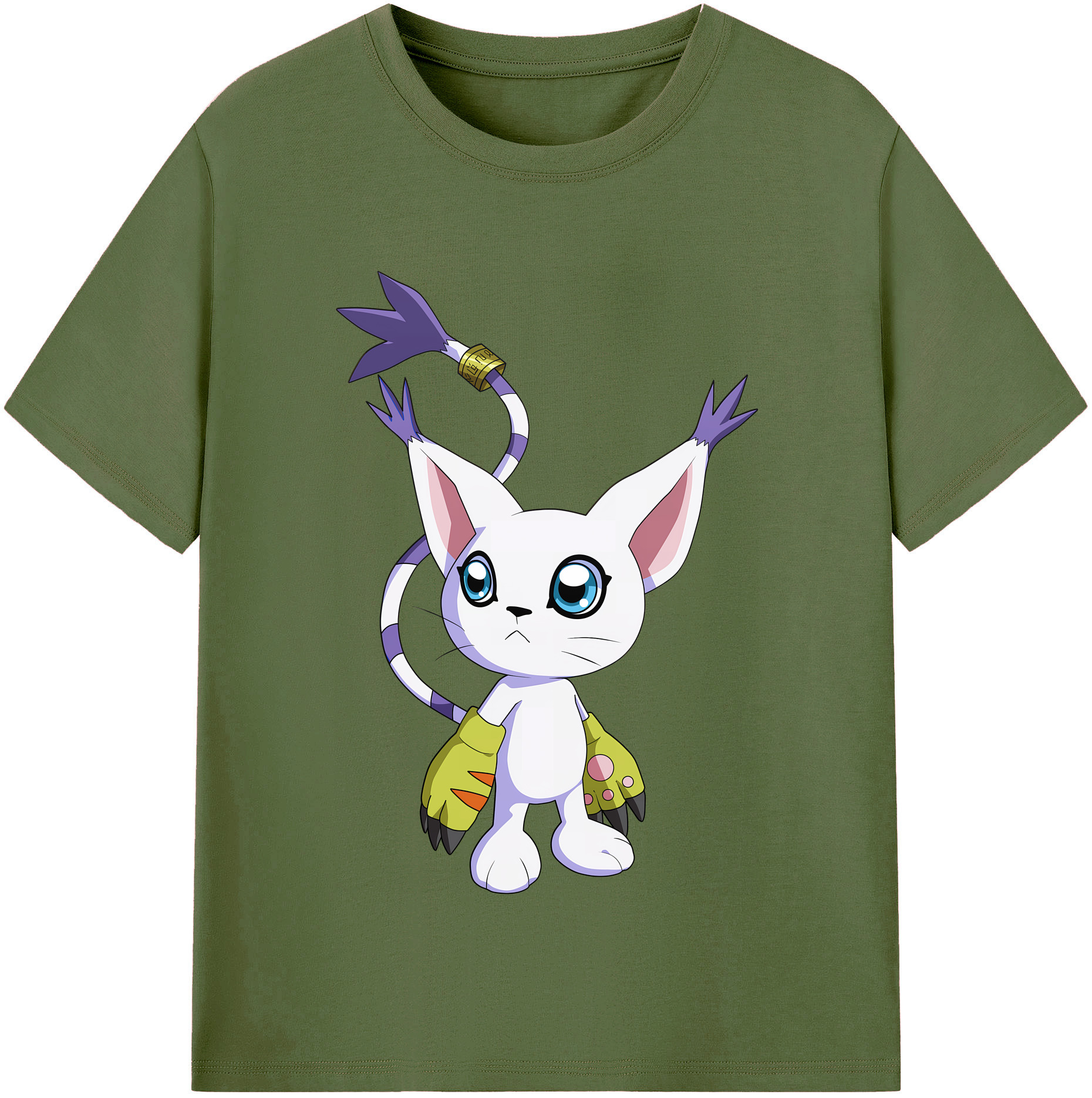 （画像用） Digimon デジタルモンスター/デジモン 綿100％半袖Tシャツ（フロントプリント）